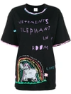 VETEMENTS elephant t-shirt,UAH19TR315PF18