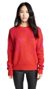 MCQ BY ALEXANDER MCQUEEN Swallow Swarm Crew Jumper