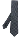 ISAIA ISAIA PRINTED DESIGN TIE - BLUE