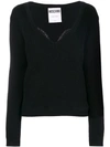 MOSCHINO LACE DETAIL SWEATER