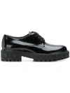 FERRAGAMO SALVATORE FERRAGAMO CHUNKY BROGUES - BLACK