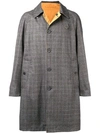 LANVIN reversible checked coat