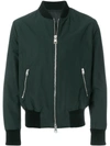 AMI ALEXANDRE MATTIUSSI Zipped Bomber Jacket