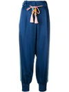 PETER PILOTTO PETER PILOTTO TAPERED TROUSERS - BLUE