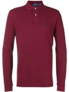 Polo Ralph Lauren Long Sleeved Classic Polo In Red