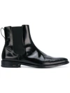 AMI ALEXANDRE MATTIUSSI CHELSEA BOOTS WITH THICK LEATHER SOLE