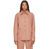 ACNE STUDIOS ACNE STUDIOS PINK WOOL AND CASHMERE FLANNEL SHIRT