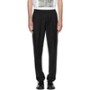 Acne Studios Ryder Elasticated Wool-blend Pants In Black