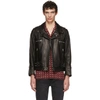 John Elliott Riders Slim Fit Leather Jacket