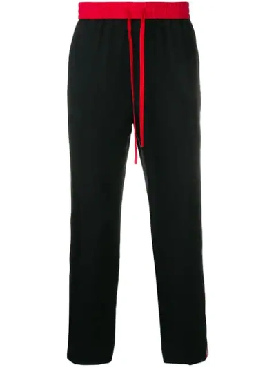 Gucci Japanese Side Band Jogging Trousers In Black