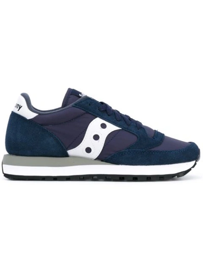 Saucony 对比色系带运动鞋 - 蓝色 In Blue