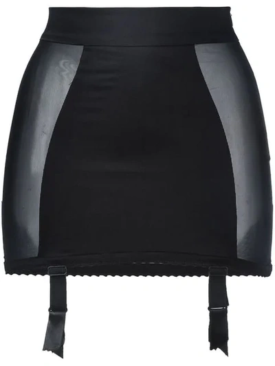 Ikonostas Suspenders Skirt In Black