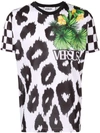 VERSUS printed tropical logo T-shirt