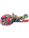 GUCCI FLORAL CHAIN LINK PRINTED HEADSCARF