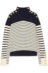 JW ANDERSON STRIPED MERINO WOOL TURTLENECK SWEATER