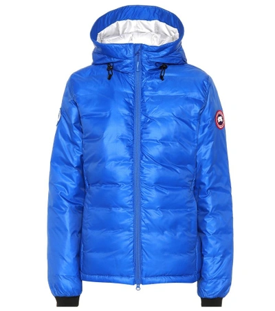 Canada Goose Camp Hooded Quilted Shell Down Jacket In Blue