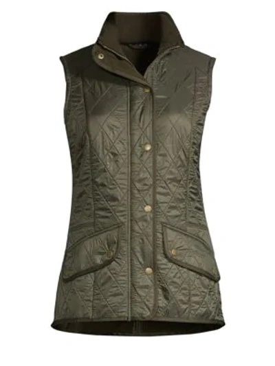 Barbour Core Essentials Otterburn Quilted Vest In Green