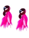 MIGNONNE GAVIGAN flamingo stud earrings