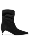 PRADA SUEDE ANKLE BOOTS
