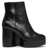 CLERGERIE CLERGERIE BLACK BELEN WEDGE ANKLE BOOTS