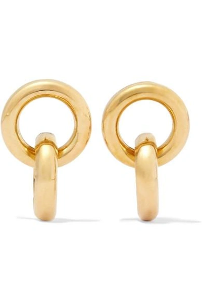 Laura Lombardi Interlock Gold-tone Earrings