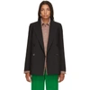 ACNE STUDIOS ACNE STUDIOS BLACK DOUBLE-BREASTED SUIT BLAZER