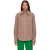 ACNE STUDIOS ACNE STUDIOS PINK AND BROWN CHECKED SHIRT
