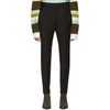 ACNE STUDIOS ACNE STUDIOS BLACK HIGH-WAISTED CUFFED TROUSERS