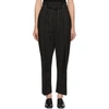 3.1 Phillip Lim Black Tailored Pleated Trousers In Ba001 Black