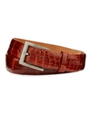 W. KLEINBERG MEN'S AMERICAN ALLIGATOR BELT,PROD152440019