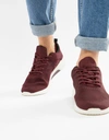 NEXT SNEAKERS WITH TEXTURED KNIT IN BURGUNDY - RED,676155