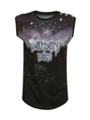 BALMAIN PRINTED SLEEVELESS T-SHIRT,10650870