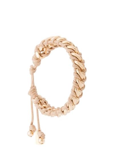 Hues Chunky Chain Link Bracelet In Brown