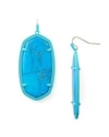 Kendra Scott Danielle - Large Oval Statement Earrings In Aqua