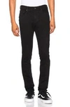 Frame Modern Straight Jeans In Black