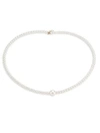 MIZUKI 3.5MM White Pearl Choker Necklace