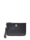 VERSACE ICON LEATHER CLUTCH,10651839