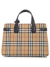 BURBERRY LL MD BANNER L41 ACIPI BORSA TRAPEZIO CHECK,10651967