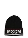 MSGM BEANIE WITH LOGO,10651642