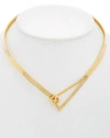 REBECCA MINKOFF 14 KT LOOP COLLAR NECKLACE,656514498200