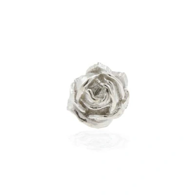Lee Renee Rose Lapel Pin Silver