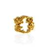 Lee Renee Rose Halo Lapel Pin Gold
