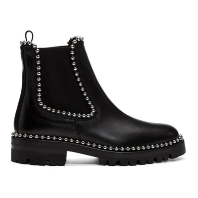 Alexander Wang Spencer Studded Leather Chelsea Boots In Black