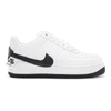 NIKE NIKE WHITE AND BLACK AIR FORCE 1 JESTER XX SNEAKERS