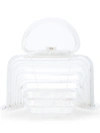 Cult Gaia White Lilleth Mini Acrylic Bag