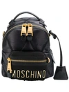 MOSCHINO SMALL QUILTED BACKPACK