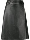 PRADA calf leather skirt