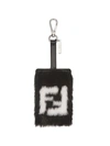 FENDI FENDI EMBELLISHED KEY RING - BLACK