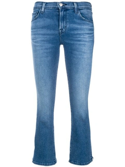 J Brand Bootcut Cropped Jeans In Atra