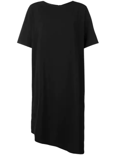 Alchemy Asymmetric T-shirt Dress In Black